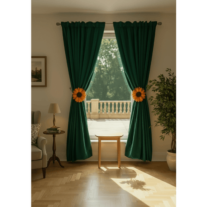 Dhoop ki Pakad – Sunflower Curtain Tieback - Bloom Forever Studio