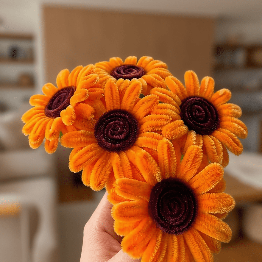 Five Sunflower Bouquet - Bloom Forever Studio