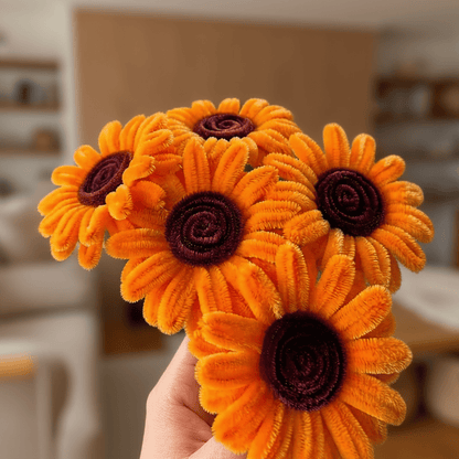 Five Sunflower Bouquet - Bloom Forever Studio