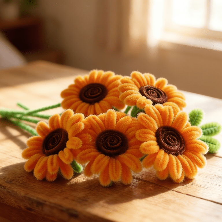Five Sunflower Bouquet - Bloom Forever Studio