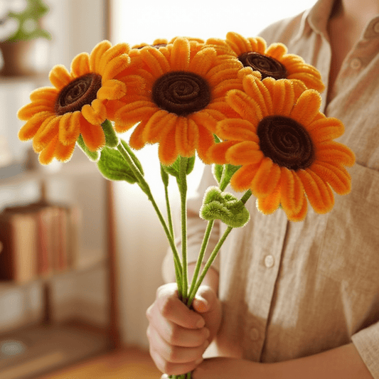 Five Sunflower Bouquet - Bloom Forever Studio