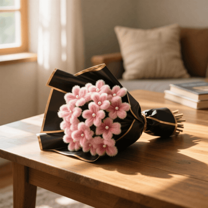 Gulabi Pearl Sakura Midnight Bouquet - Bloom Forever Studio