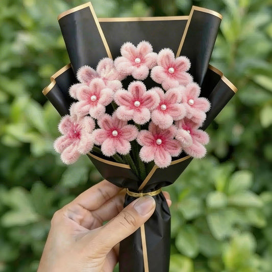 Gulabi Pearl Sakura Midnight Bouquet - Bloom Forever Studio