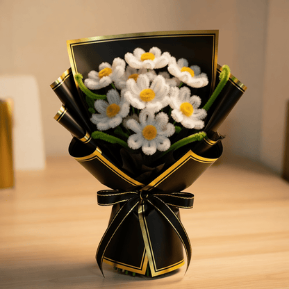 Mini White Lily Bouquet - Bloom Forever Studio