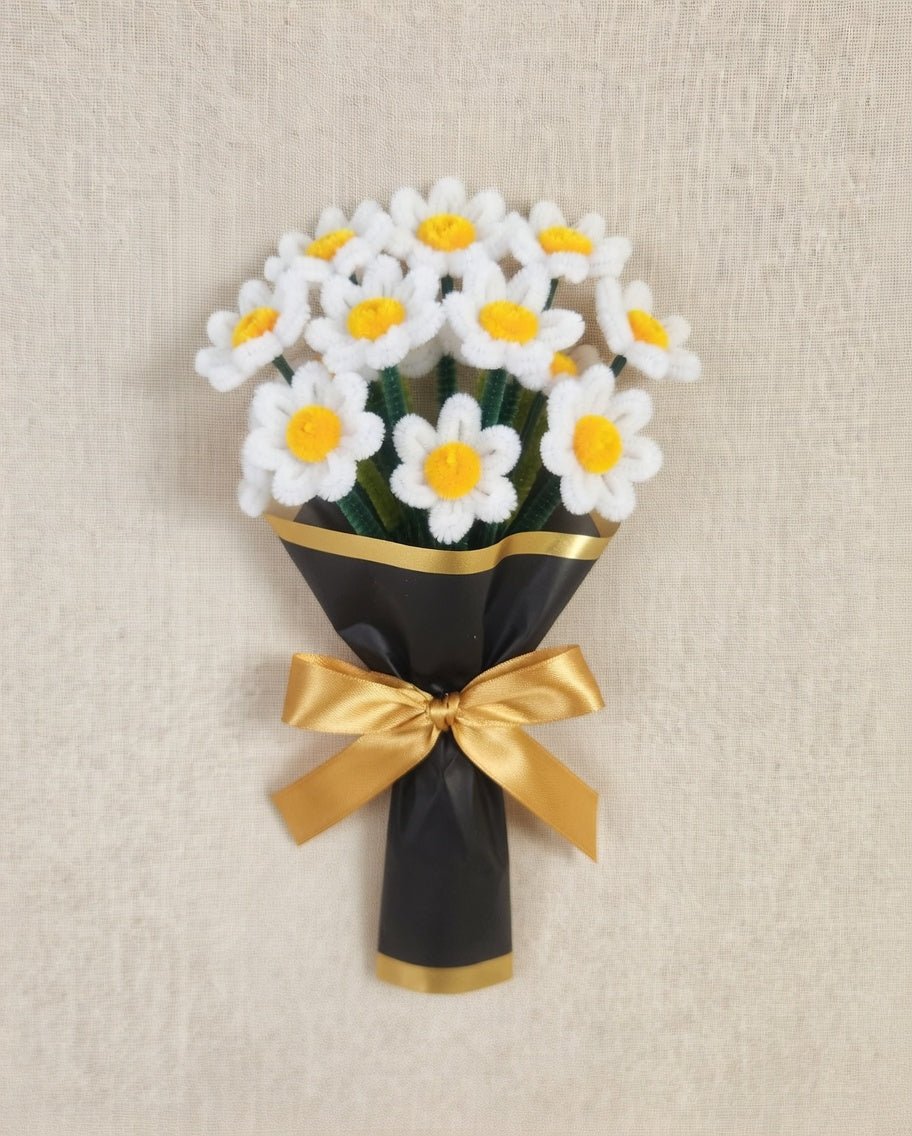 Mini White Lily Bouquet - Bloom Forever Studio