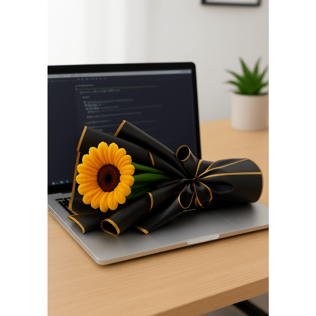 Narangi Suraj Amber Glow Bouquet - Bloom Forever Studio