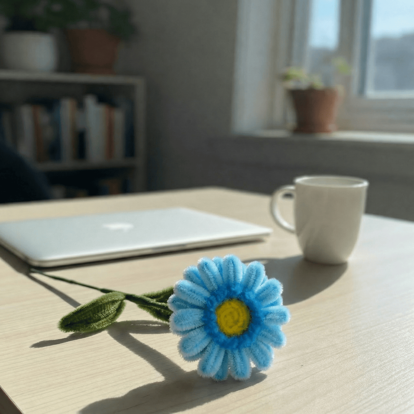 Neeli Ruh Blue Soul Daisy - Bloom Forever Studio