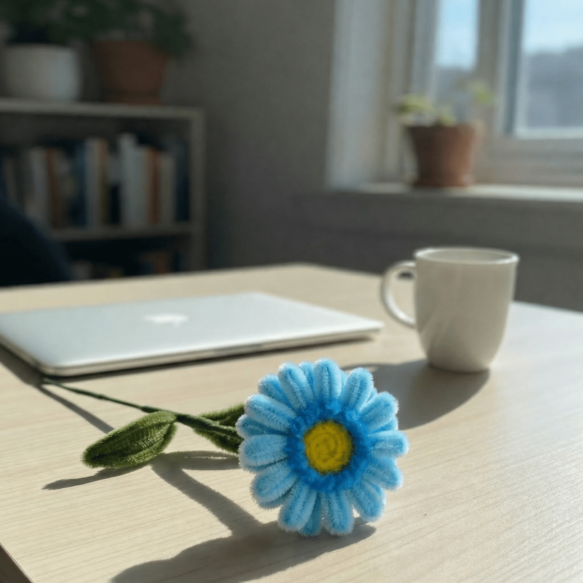 Neeli Ruh Blue Soul Daisy - Bloom Forever Studio