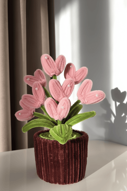 Pink Heart Shaped Flower Pot - Bloom Forever Studio