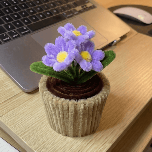 Pyari Violet Bloom Pot - Bloom Forever Studio